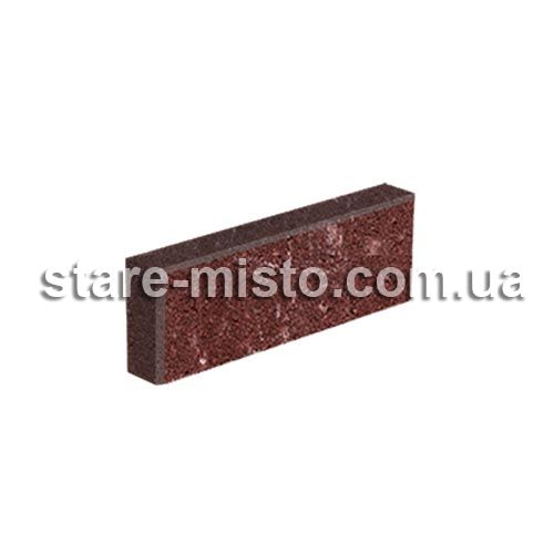 Камінь облицювальний 300x40x100 бордовий