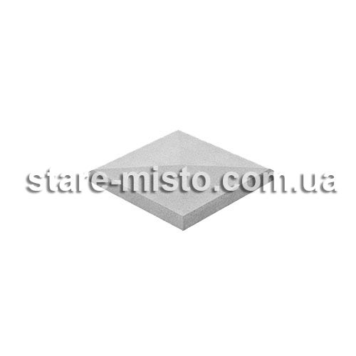 Кришка на стовпчик 380x380x70 білий