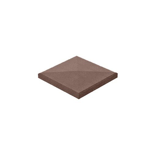 Кришка на стовпчик 380x380x70 бордовий