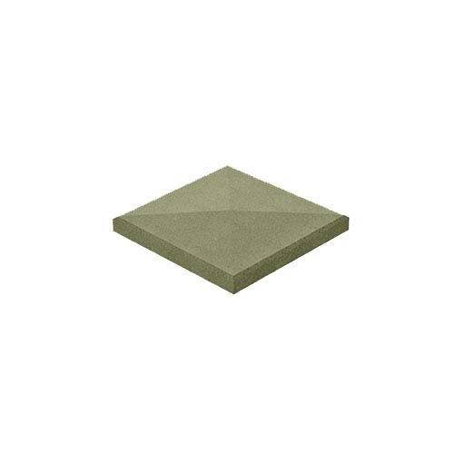 Кришка на стовпчик 380x380x70 гірчичний