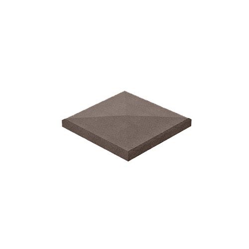 Кришка на стовпчик 380x380x70 коричневий