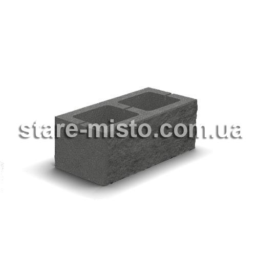 Блок декоративний 400x200x150 для паркану грейс