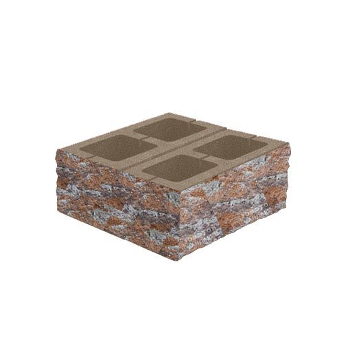 Блок декоративный 400x400x150 для колонны анкона