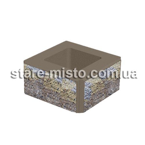 Блок декоративный 400x400x200 капри