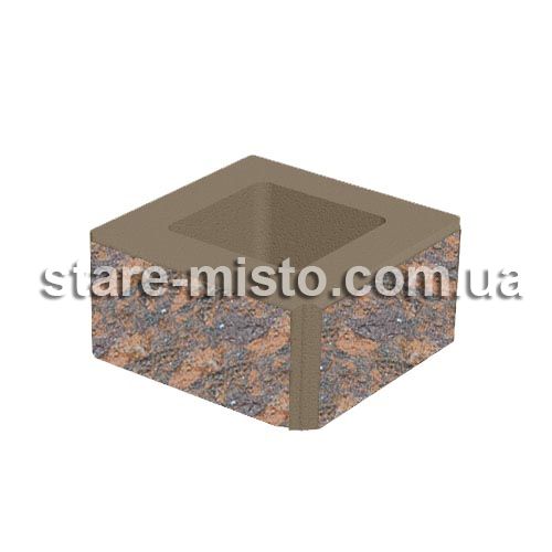 Блок декоративний 400x400x200 роcано