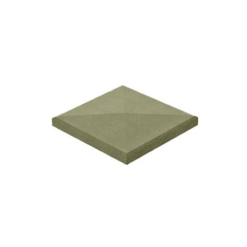 Кришка на стовпчик 480x480x80 гірчичний
