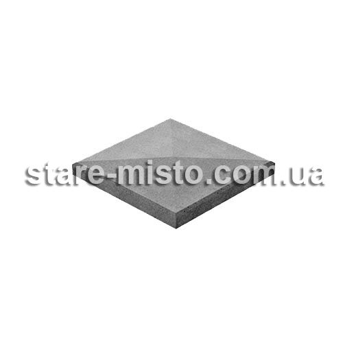 Кришка на стовпчик 480x480x80 сірий