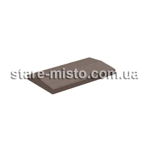 Кришка на паркан 500x260x60 коричневий
