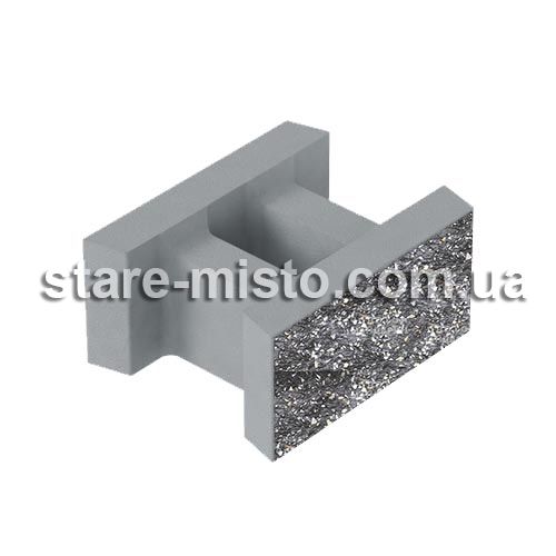 Блок декоративный несъемной опалубки 500x400x235 грейс
