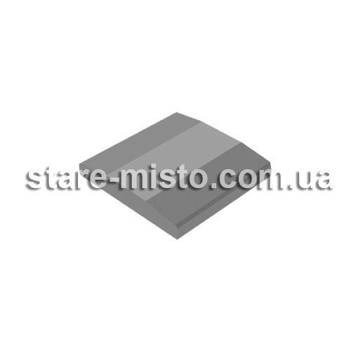 Кришка двоскатна 500x500x80 сірий