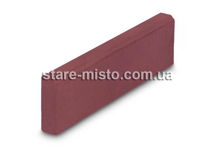 Поребрик 100x20x6см Червоний