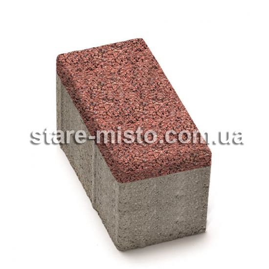 Цегла 200x100x100 Меланж Корал