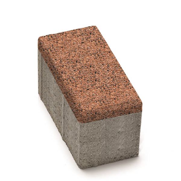 Цегла 200x100x100 Меланж Оранж