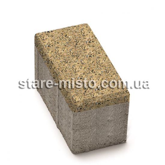 Кирпич 200X100X100 Меланж Танжерин