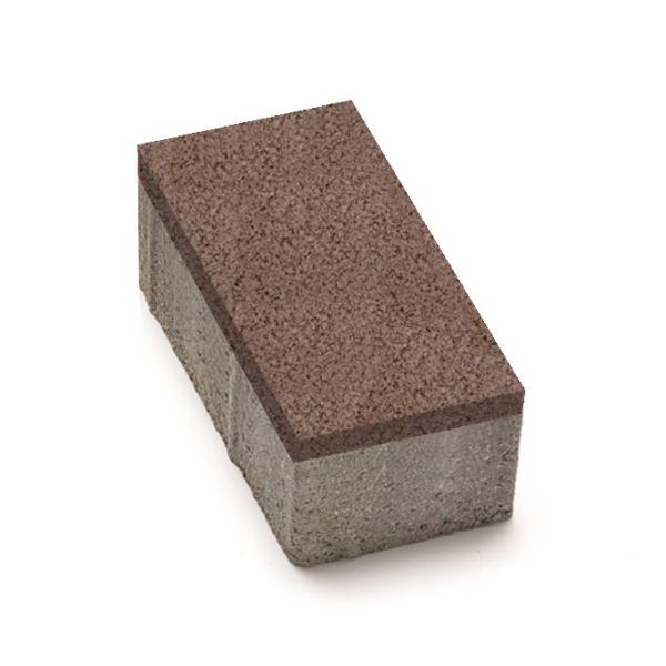 Цегла 200x100x60 без фаски Коричневий