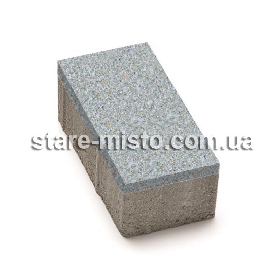 Цегла 200x100x60 без фаски Сірий