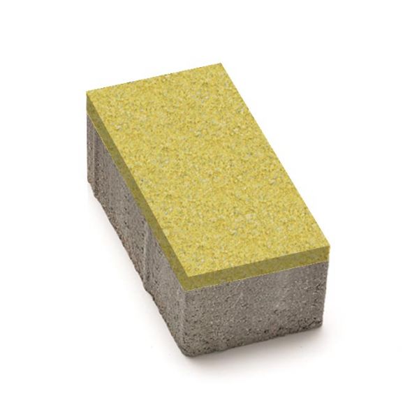 Цегла 200x100x60 без фаски Жовтий