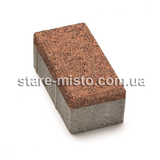 Кирпич 200X100X60 Меланж Оранж