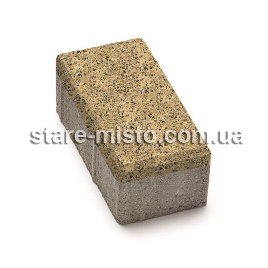 Цегла 200x100x60 Меланж Танжерин