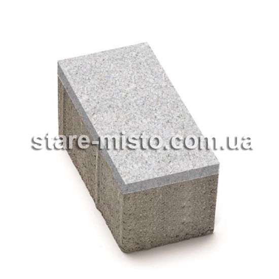 Цегла 200x100x80 без фаски Білий