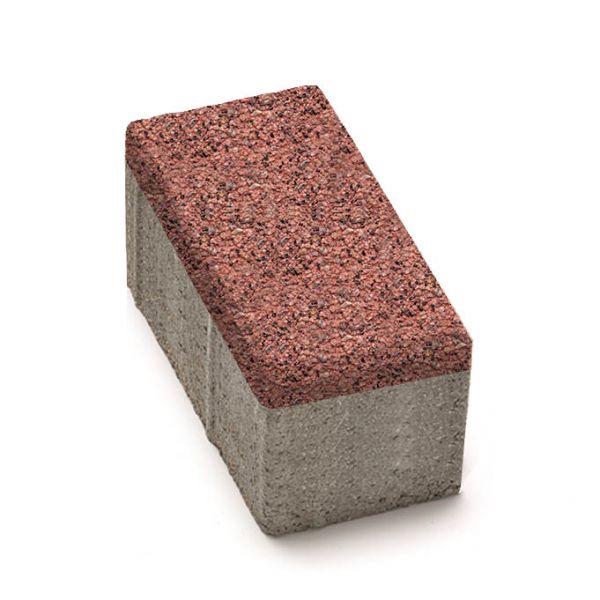 Цегла 200x100x80 Меланж Корал