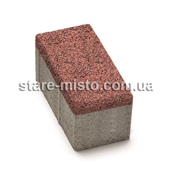 Цегла 200x100x80 Меланж Корал