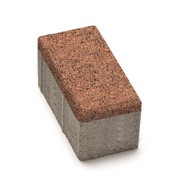 Цегла 200x100x80 Меланж Оранж