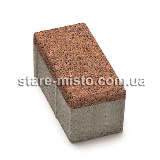 Цегла 200x100x80 Меланж Оранж