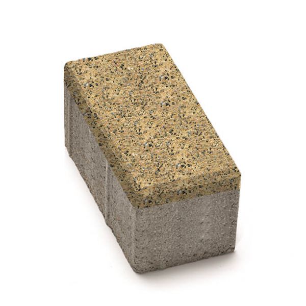 Цегла 200x100x80 Меланж Танжерин