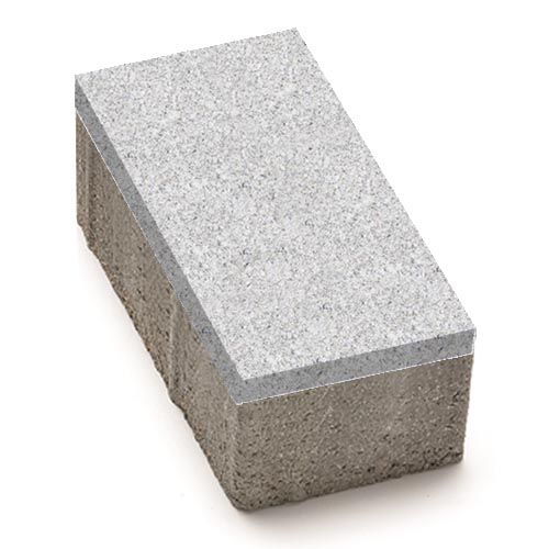 Цегла 240x160x80 без фаски Білий