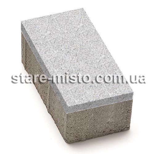 Цегла 240x160x80 без фаски Білий