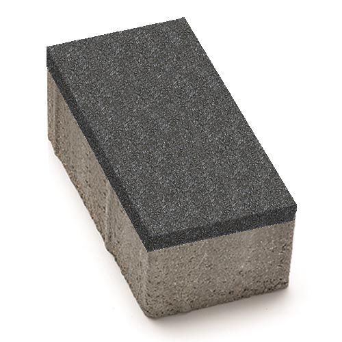 Цегла 240x160x80 без фаски Чорний