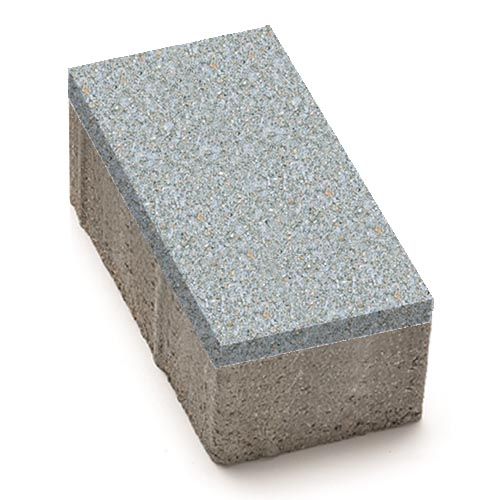 Цегла 240x160x80 без фаски Сірий