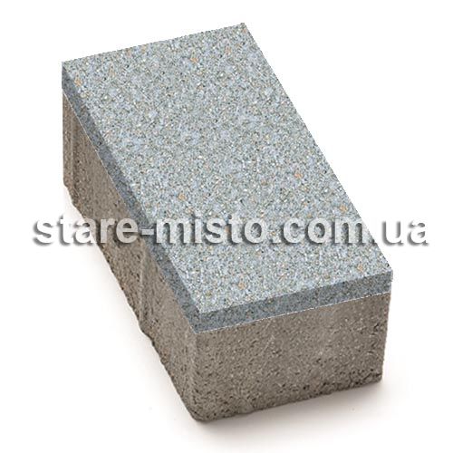 Цегла 240x160x80 без фаски Сірий