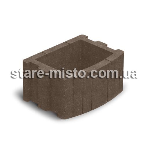 Квітник вібропресований 500x400 коричневий