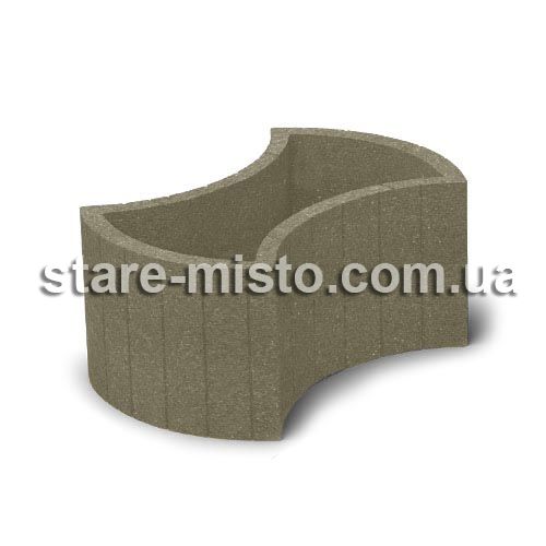 Квітник вібропресований 660x450 гірчичний