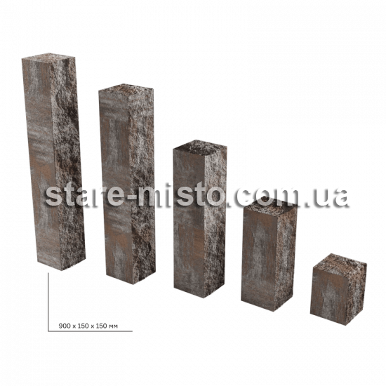 Стовпчик Рустик 400-150-150 еверест