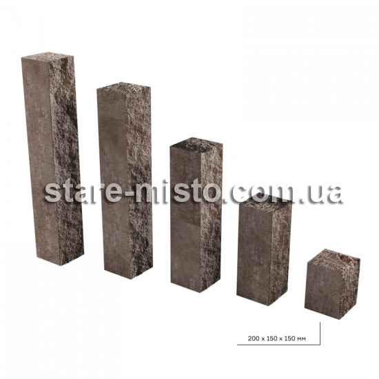 Стовпчик Рустик 400-150-150 порто